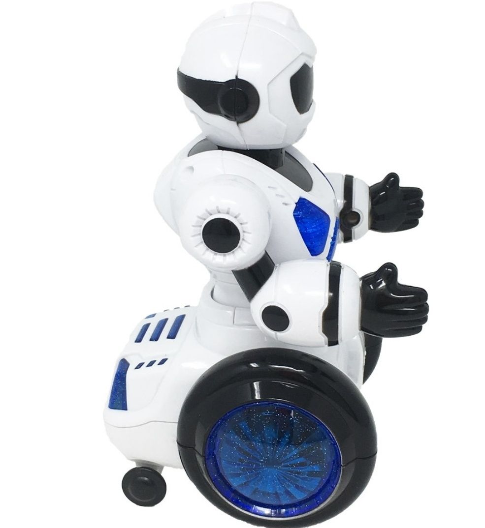 Jucarie robot cu lumini, sunete, rotire la 360°