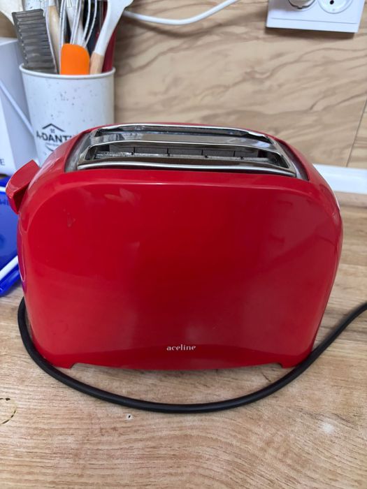 Тостер aceline красный