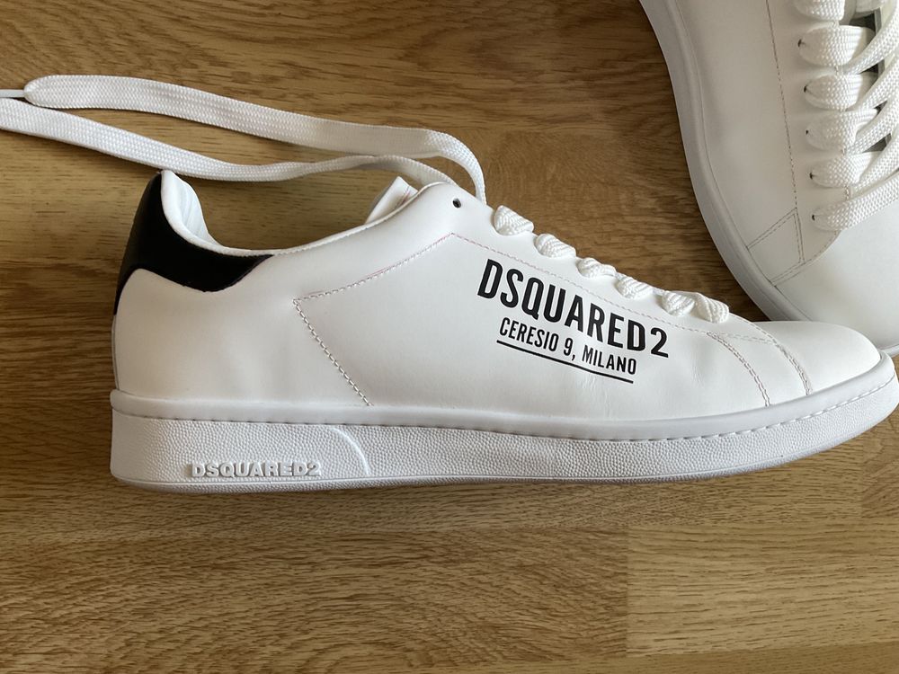 Sneakers originali Dsquared2 Ceresio Milano piele naturală noi