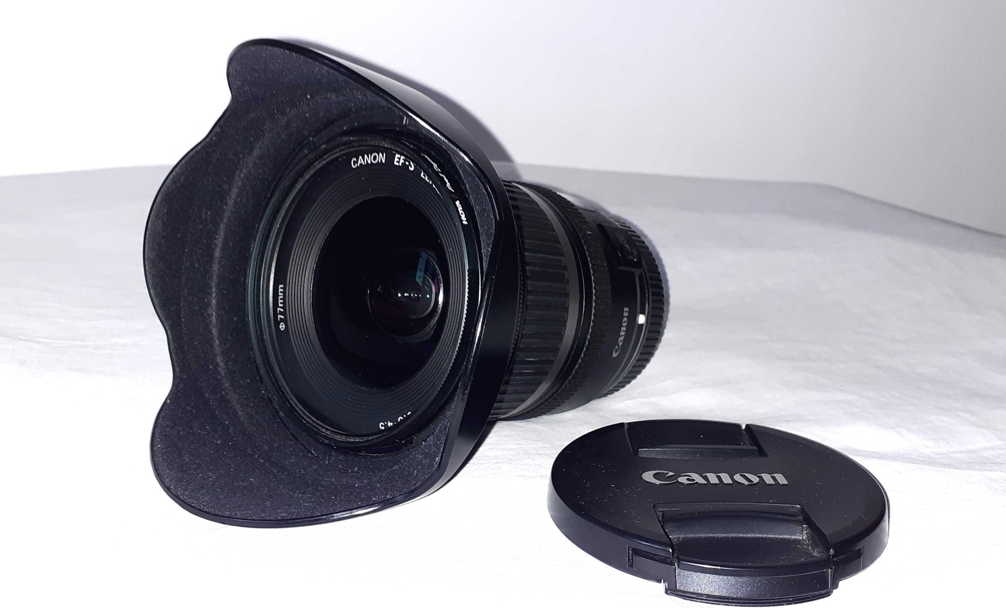 Obiectiv Canon EF-S 10-22 mm + accesorii ,impecabil!!