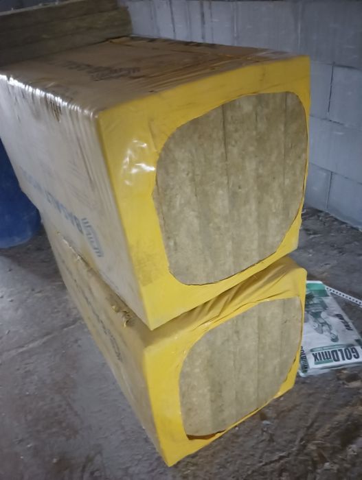 Bazalt Wood issiqlik izolatsiyasi 10 sm qalinlik, 50% lik