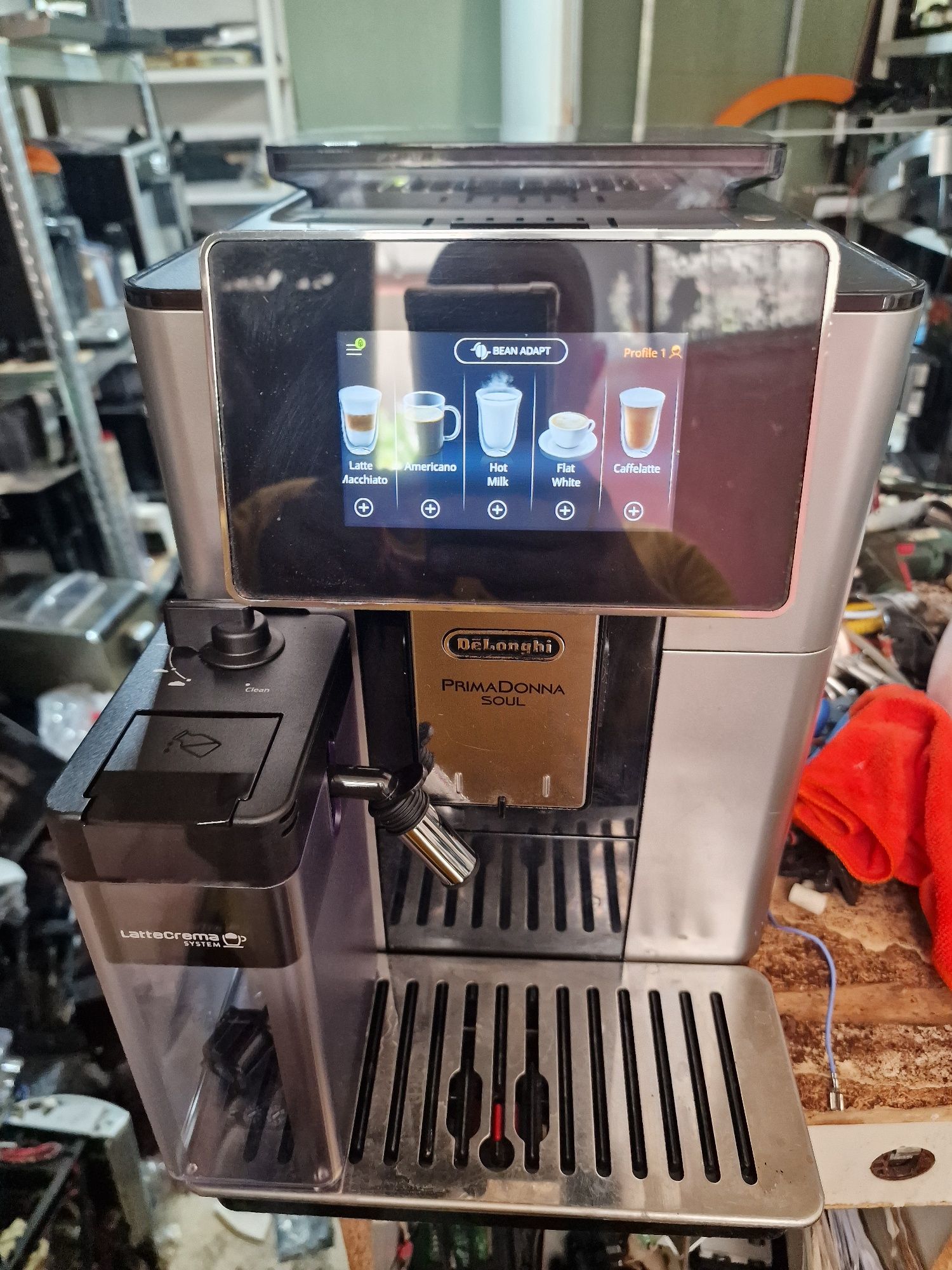 Delonghi primadonna Soul каферобот кафеавтомат еспресо кафемашина