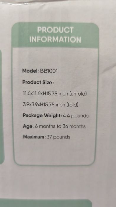 Scaun masa portabil si pliabil pentru bebelusi si copii KidProtect