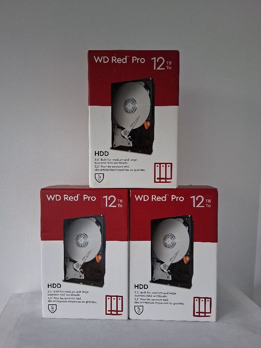Sigilat Hdd  Hard disk SATA NAS 3.5" Western Digital Wd Red Pro 12TB