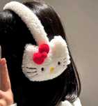 Наушники от холода милые hello kitty!