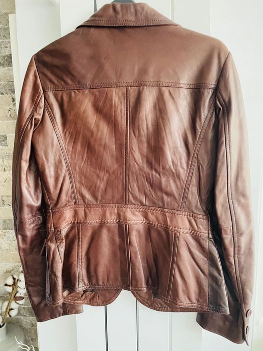 Geaca sacou piele reala Monte Reggi