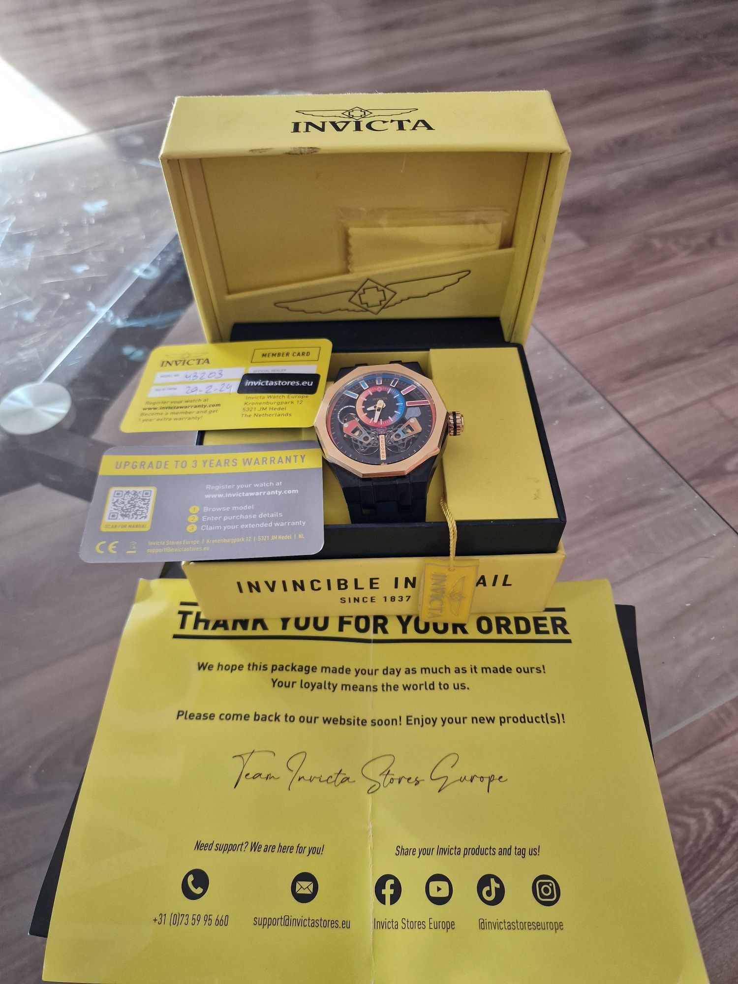 Ceas Invicta Automatic 52 mm, NOU