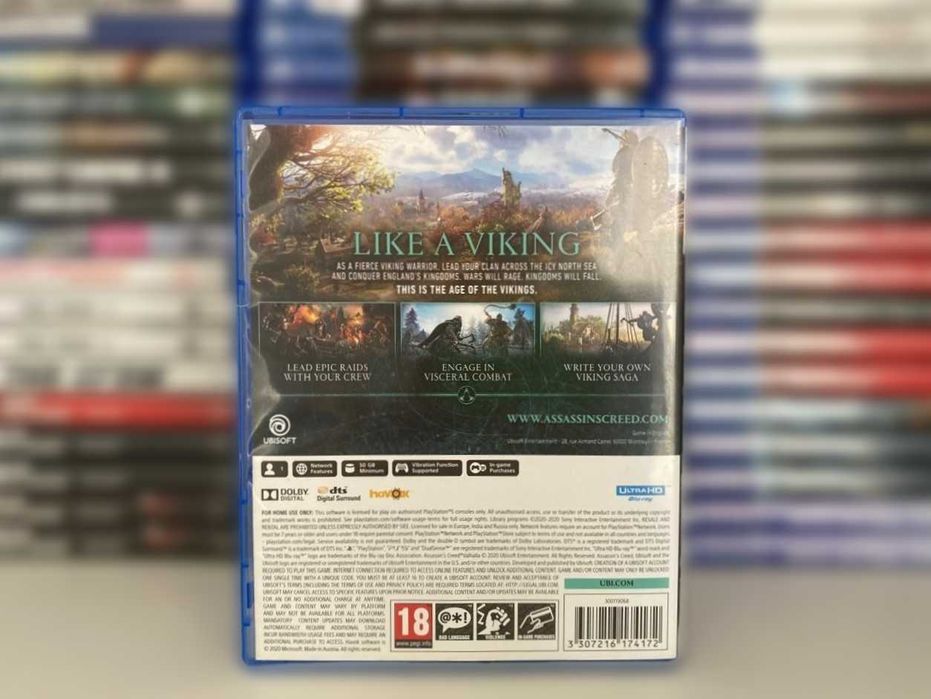 Assassin's Creed Valhalla PS5/ Ассассин Крид Вальгалла Пс5 Много Игр