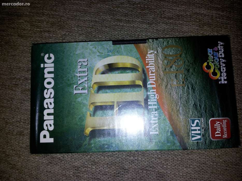 Caseta VHS Panasonic E-180 noua sigilata