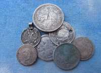 Монеты серебро копейки деньги мелочь