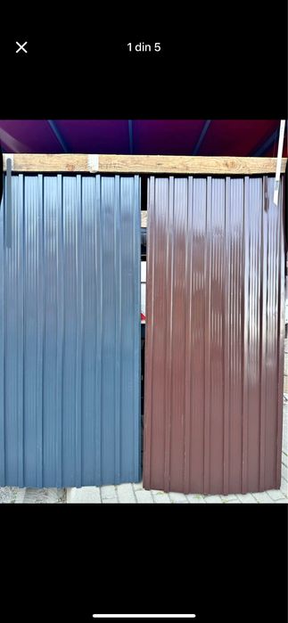 Vand tabla cutata colorata