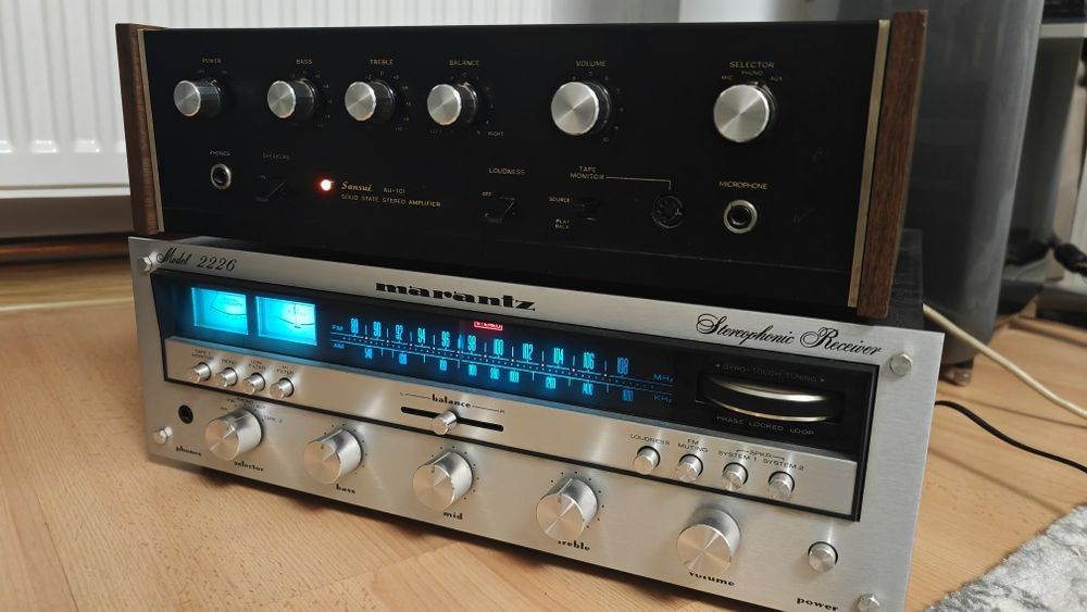 Vând amplificator Marantz 2226 ,Sansui Au-101