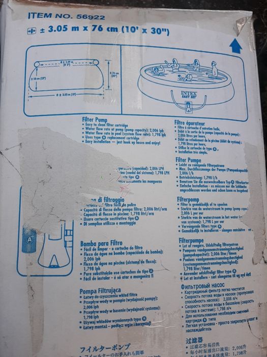 Piscina intex easy set