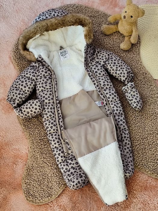 3-6 месеца ръст 6см, нов зимен бебешки космонавт ескимос