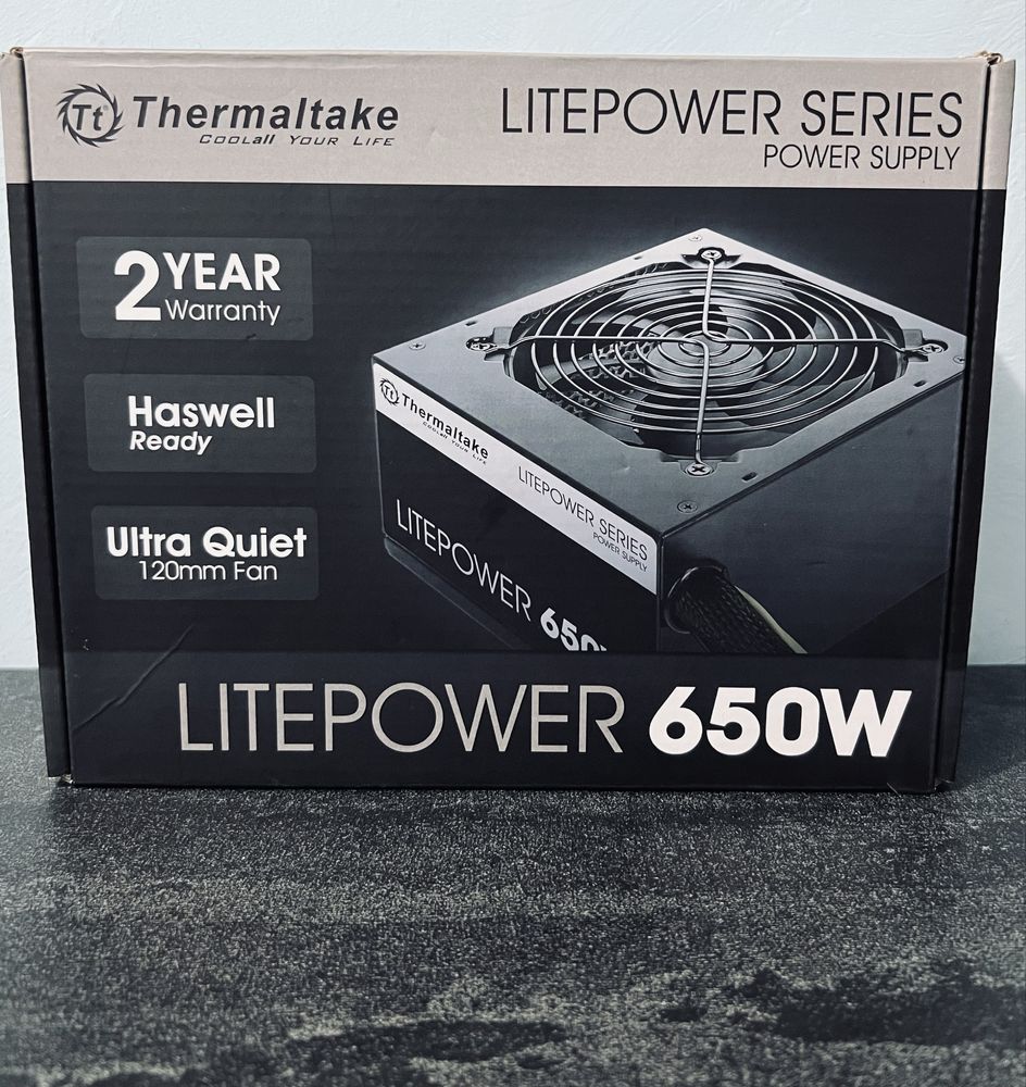 Качественный блок питания Thermaltake litepower 650W