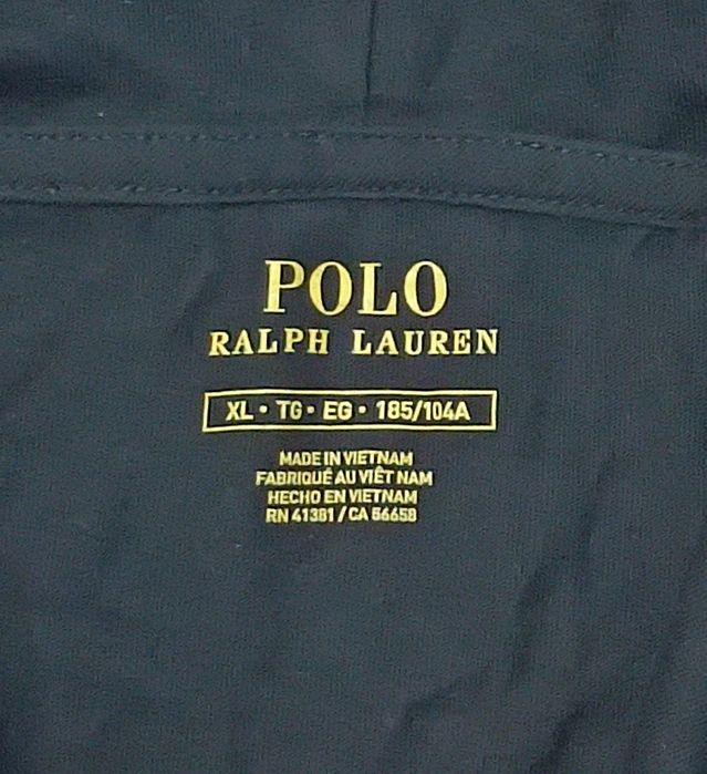 POLO Ralph Lauren Hoodie оригинално горнище XL памучен черен суичър