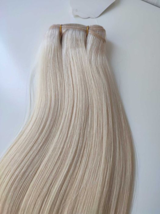 100% естествена "върджин" коса за удължаване/екстеншъни, на треса