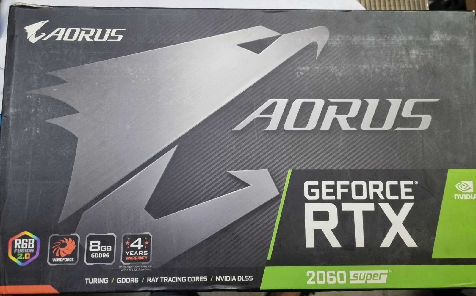 AORUS GeForce® RTX 2060 SUPER™ 8G 256 Bit гаранция 3 месеца