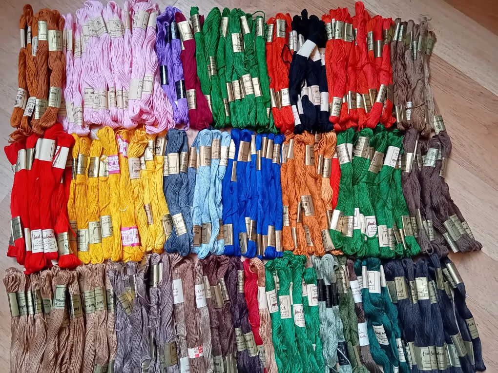 Конци ДМС, Мулине, Bella, Ljubica, Коприна, Бриянте,котон кроше,мохер
