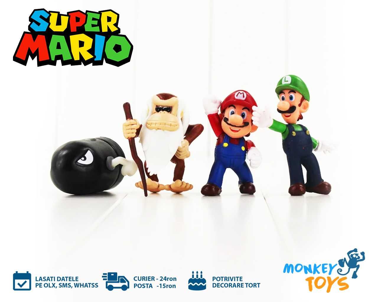 Set 7 figurine / jucarii Mario si prietenii - generatia 2