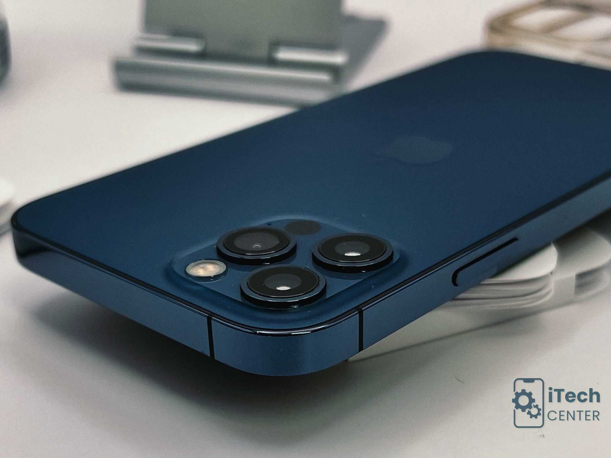 iPhone 12 Pro, 128GB, Blue, 100% батерия, ОТЛИЧЕН, 1г. ГАРАНЦИЯ!