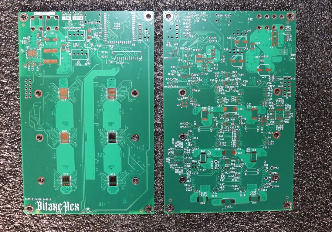 Placa de Baza Mini Asic Bitaxe HEX 302 BM1366(6x)  3THs Bitcoin/SHA256