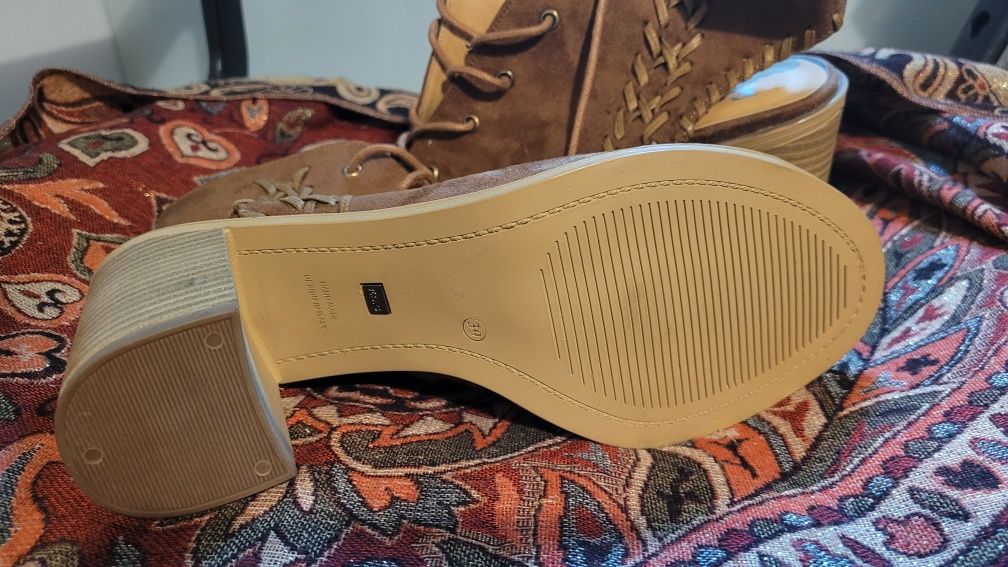 Sandale damă din piele, mărimea 39 - Hand Made in Italy