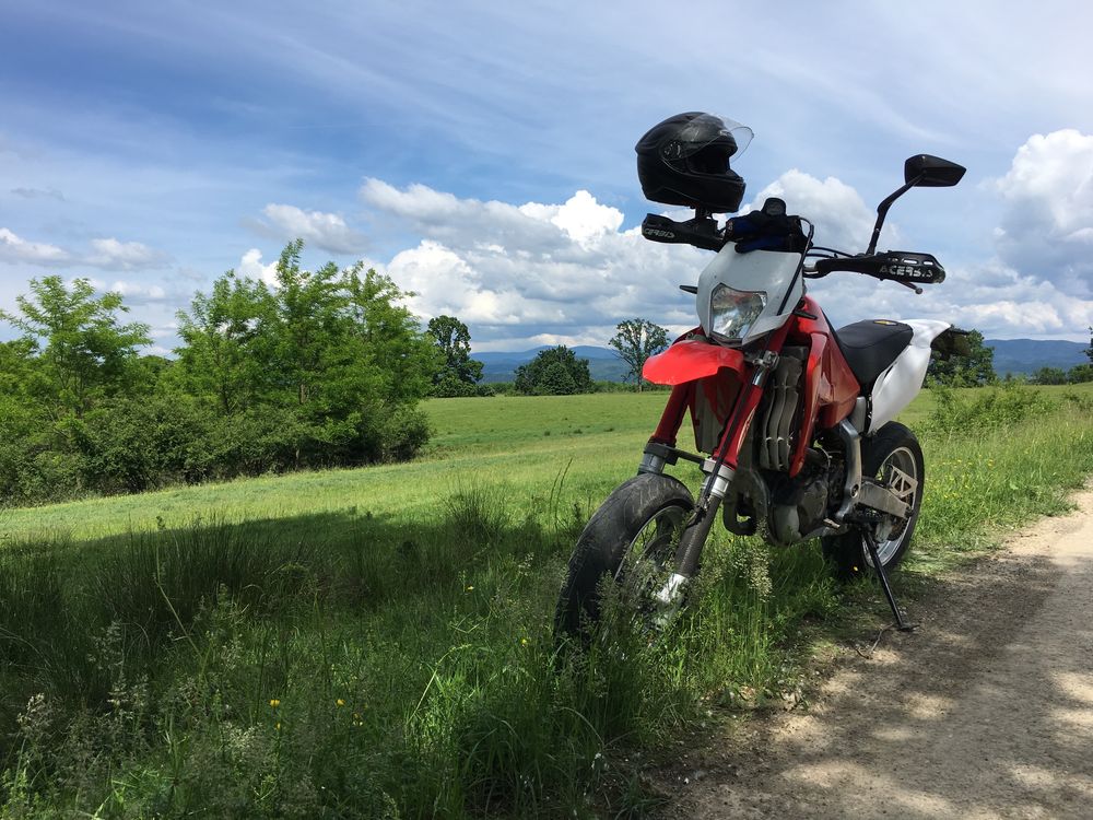 Honda XR 650 R Supermoto inmatriculat A2, schimb cu ATV