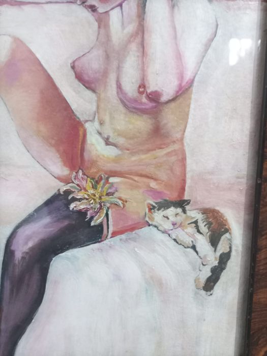 Vând pictura tema nud