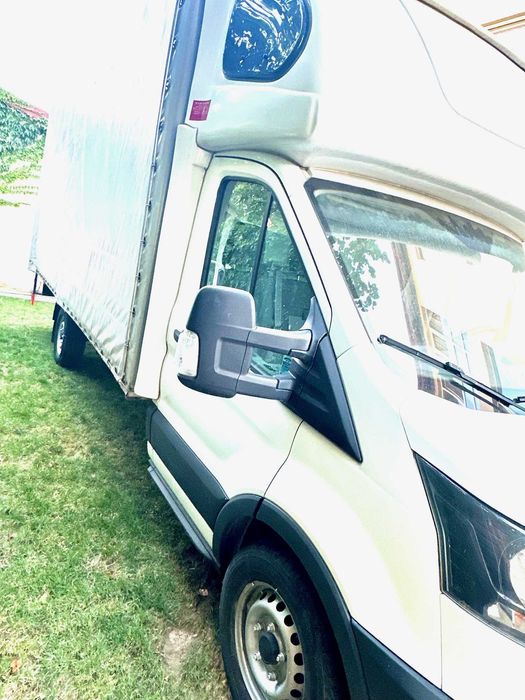 autoutilitara Ford Transit 2018 platforma prelata 5.10m lungime ac tva