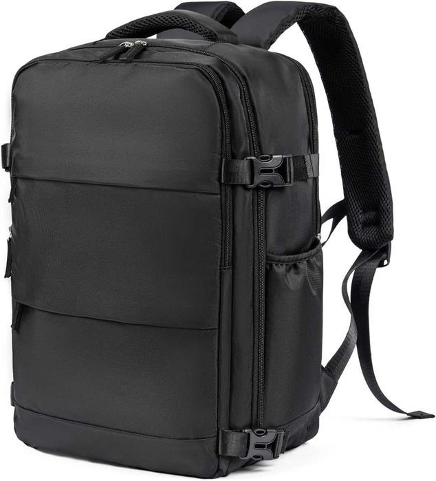 Rucsac laptop multifunctional, negru, USB, impermeabil, slim