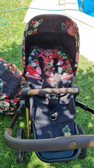 Cybex Priam 4, Rose gold , Platinum Spring blossom