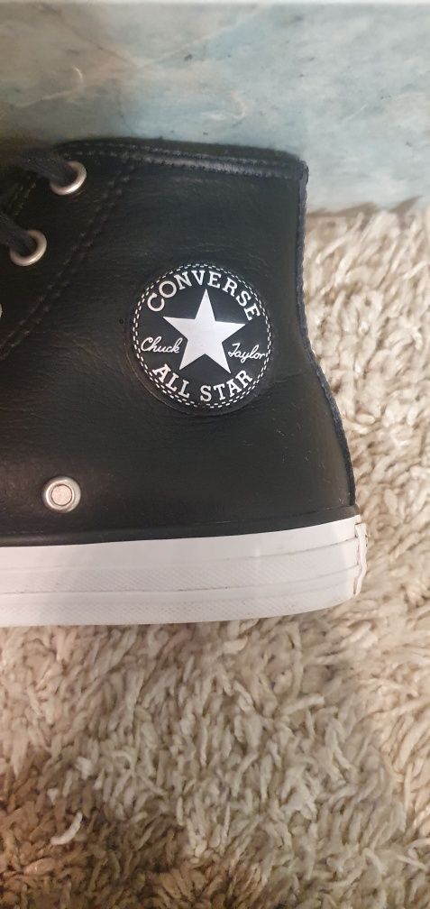 Кецове Converse естествена кожа