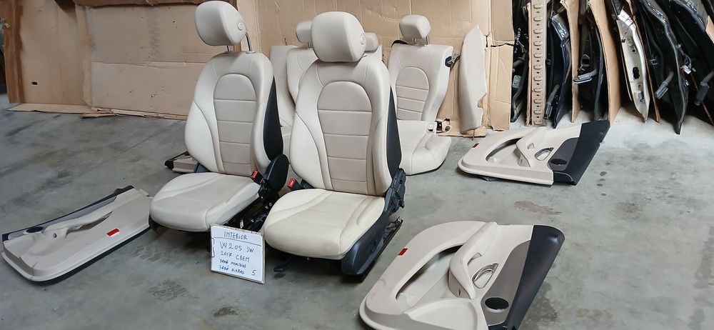 Interior de piele Mercedes C-class W205 2017