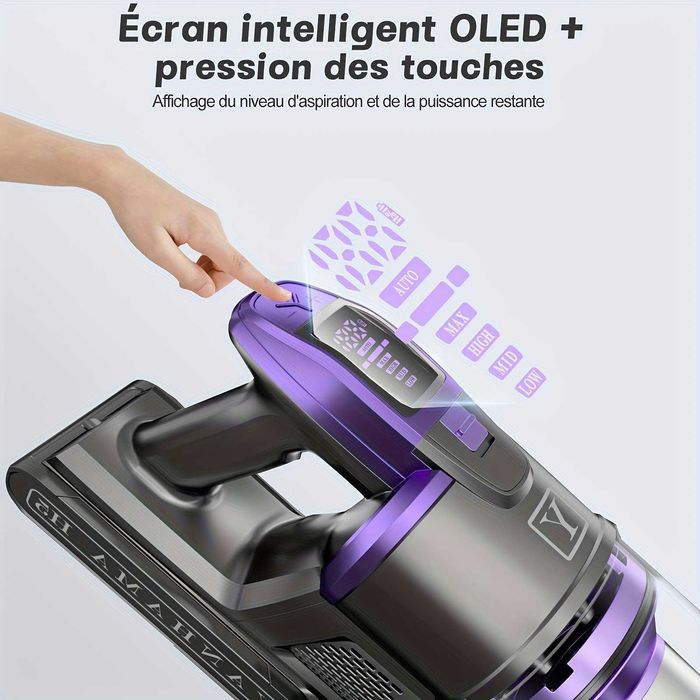 Безжична Вертикална Прахосмукачка - Yanhama H5 600W 55000Pa, 4-в-1!