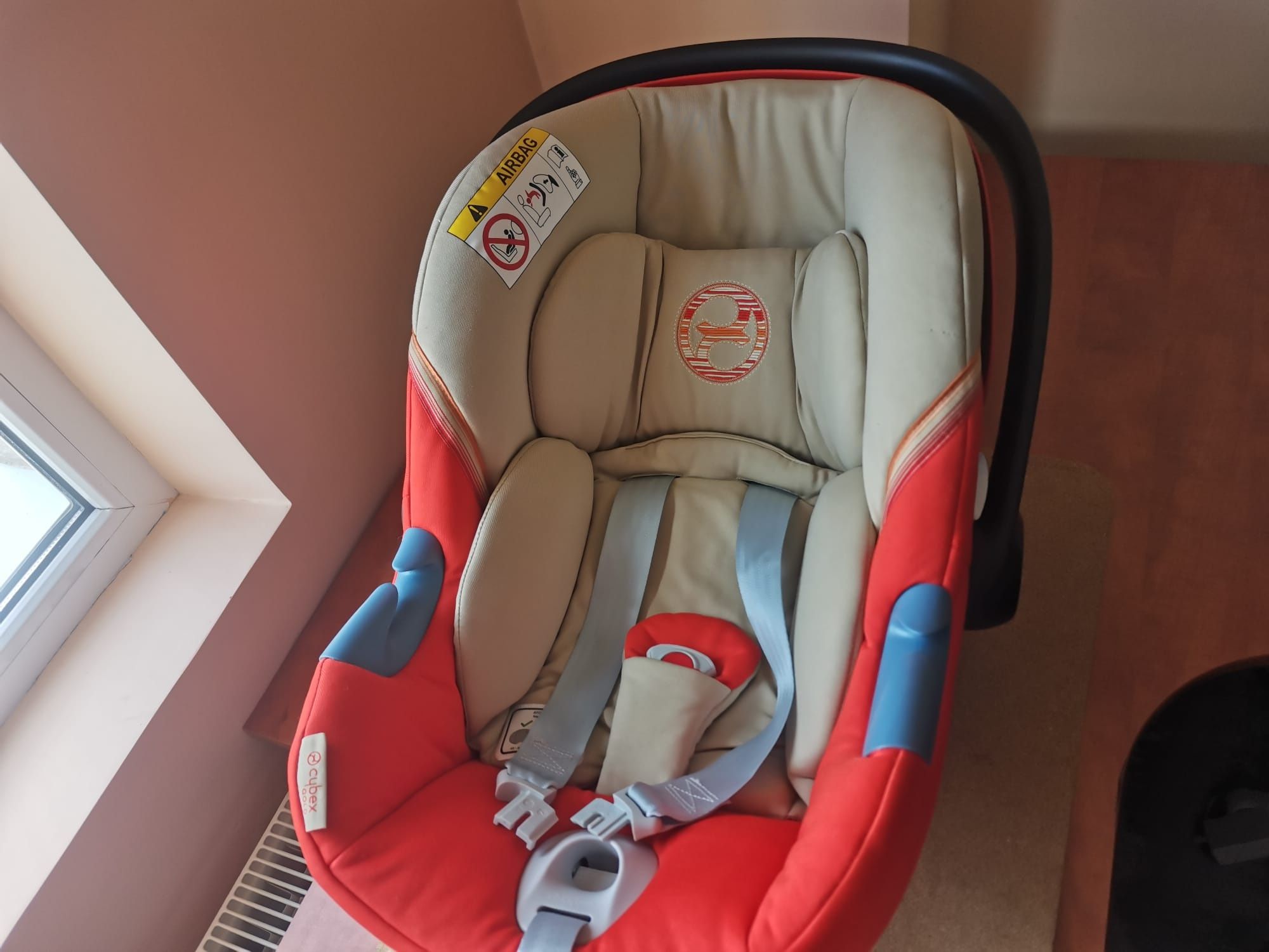 Scoica Cybex aton gold+baza isofix