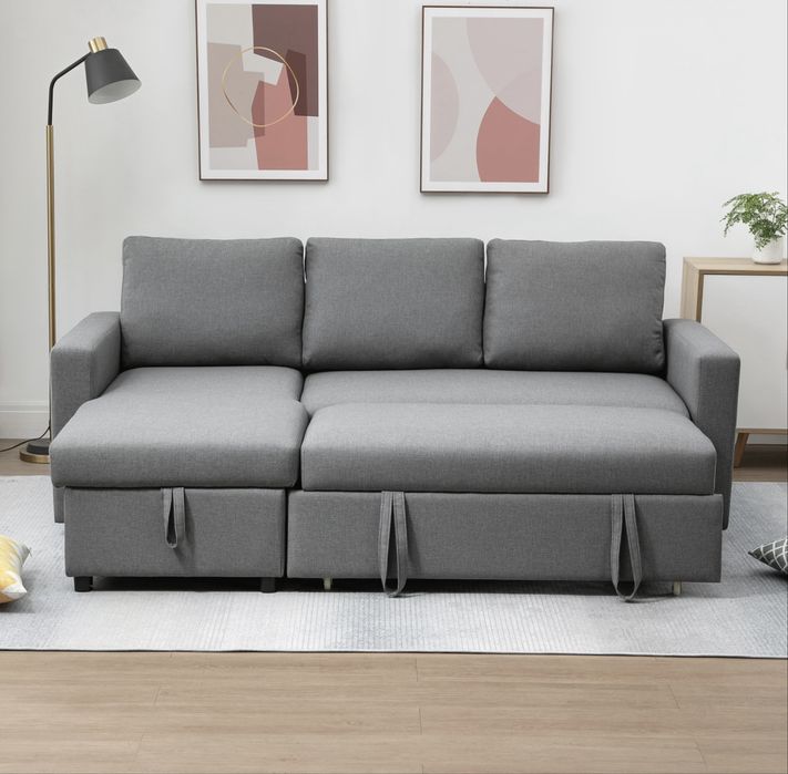 Разтегателен диван Homcom