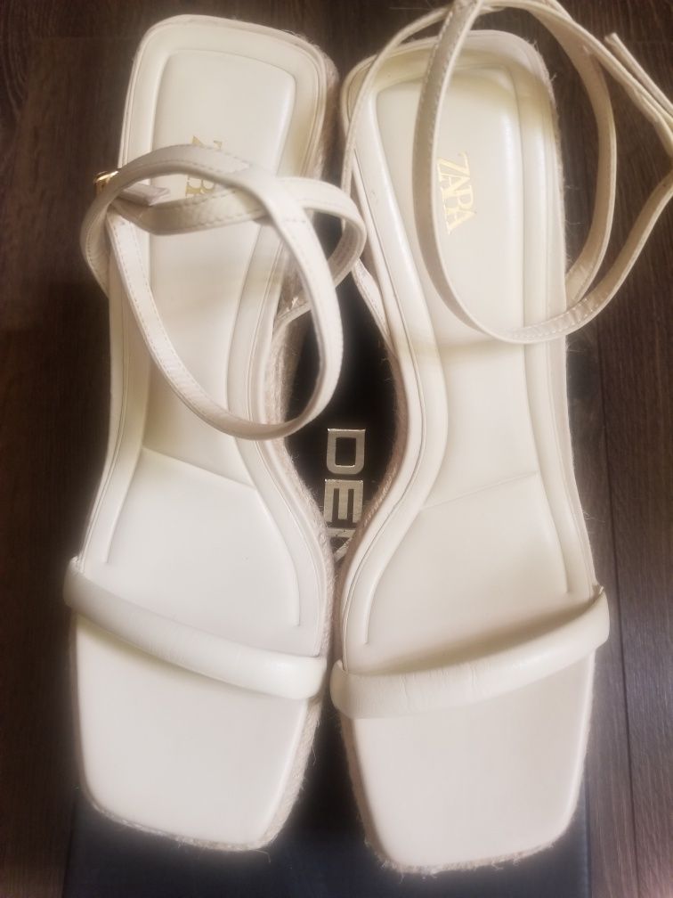 Sandale piele naturala Zara 41