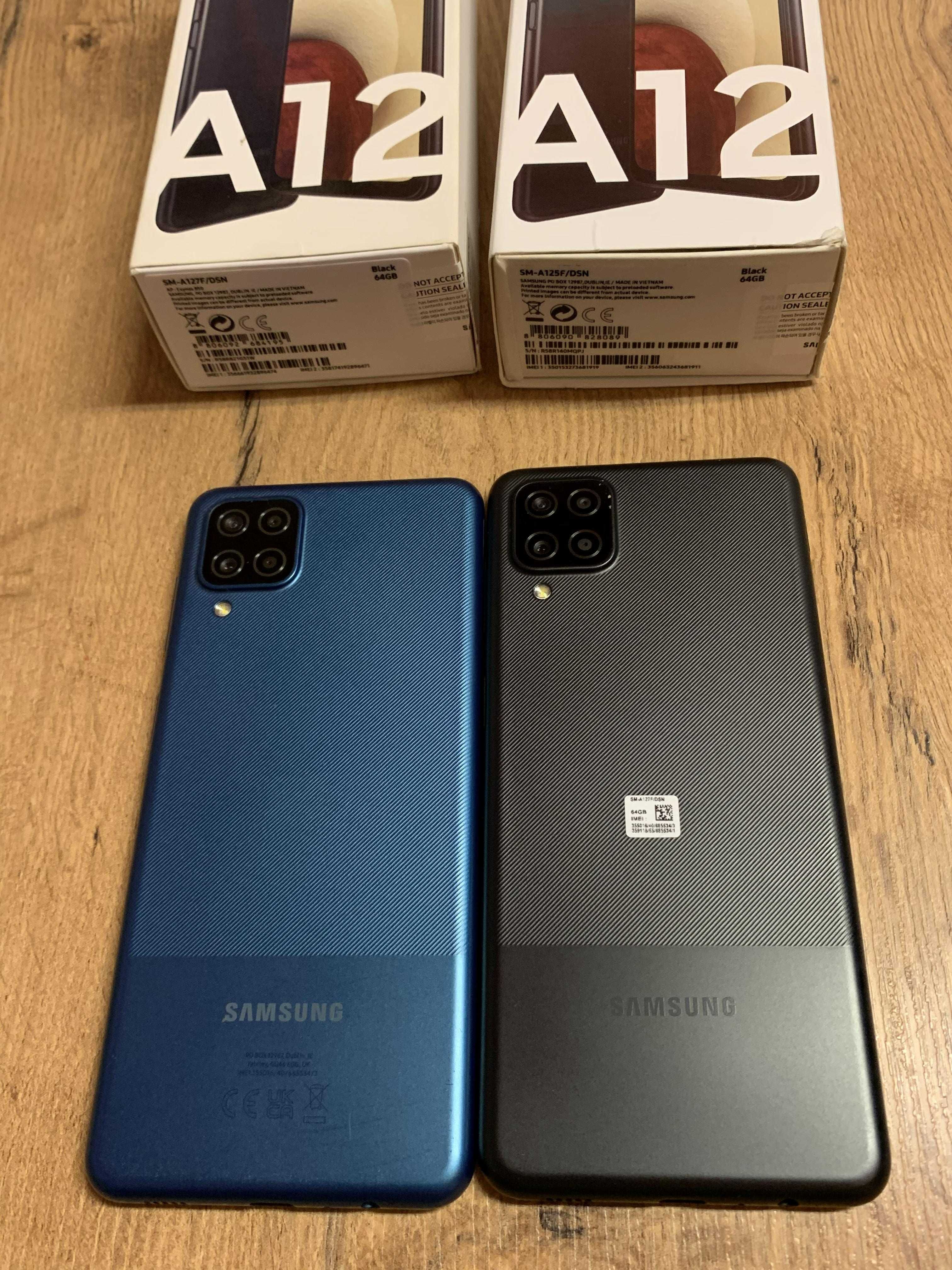 Samsung  A12 Blue si Silver  si A12 Silver,Blue, Black cutie - husa