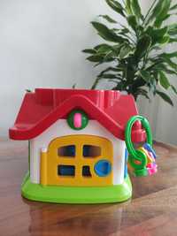 Детска къща- сортер, многоцветен