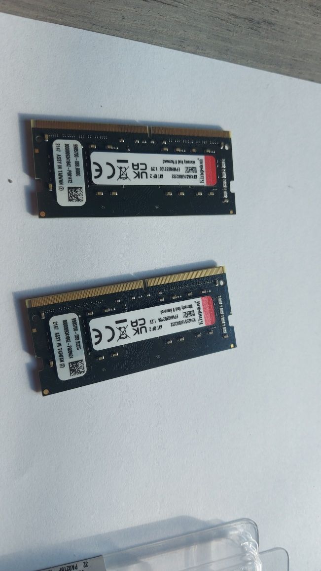 Memorie Ram Kingston Fury 32 GB DDR4 2666Mhz CL16 Dual Kit