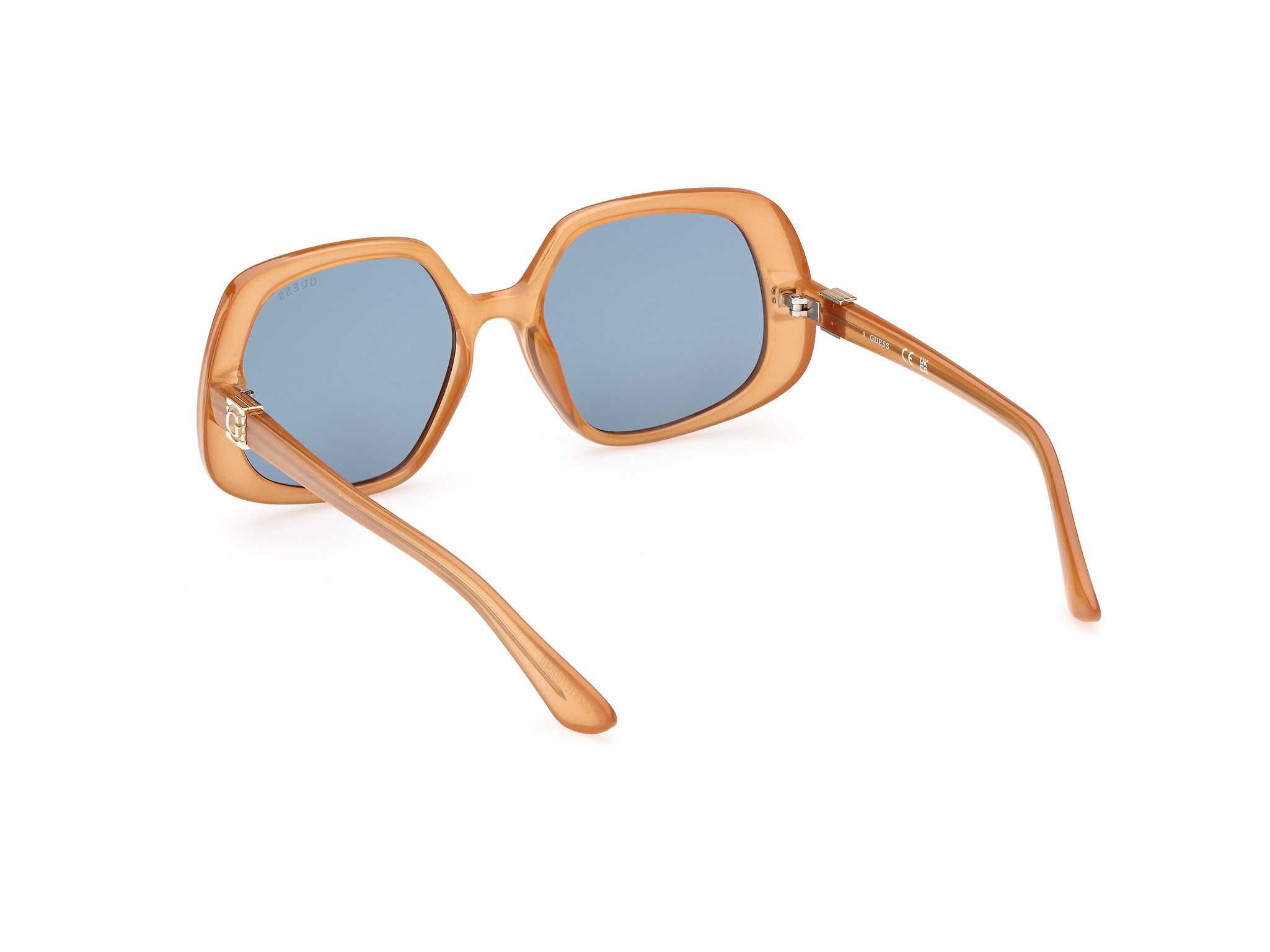 GUESS – Дамски многоъгълни слънчеви очила "BEIGE BUTTERFLY" нови кутия