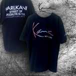 Tricou negru bumbac