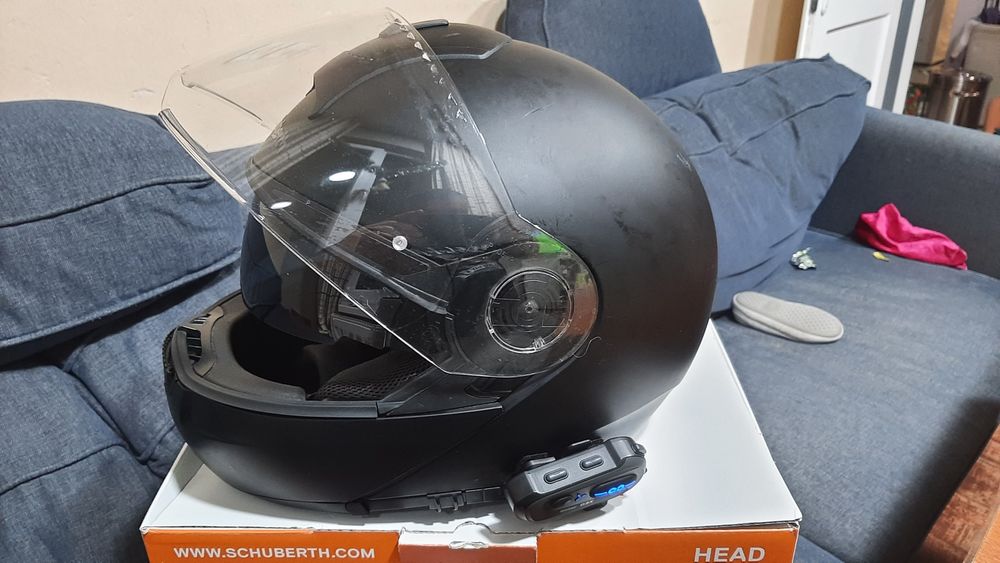 Модуларна каска schuberth C 3 XXXL  + интерком