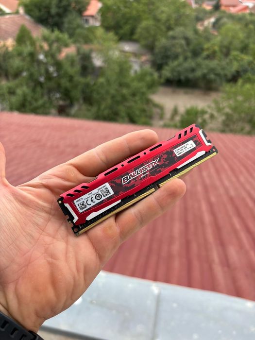 Memorie Crucial Ballistix Sport LT Red 16GB, DDR4, 2666MHz, CL16, 1.2v