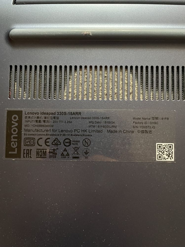 Laptop Lenovo Ideapad 330S