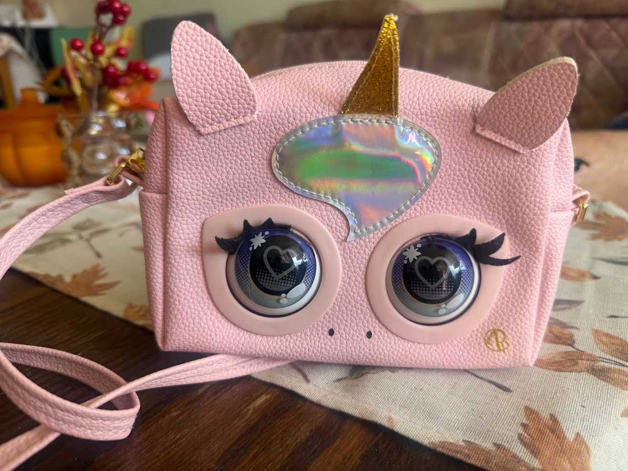 Чанта Purse Pets - Еднорог, със звуци и реакции