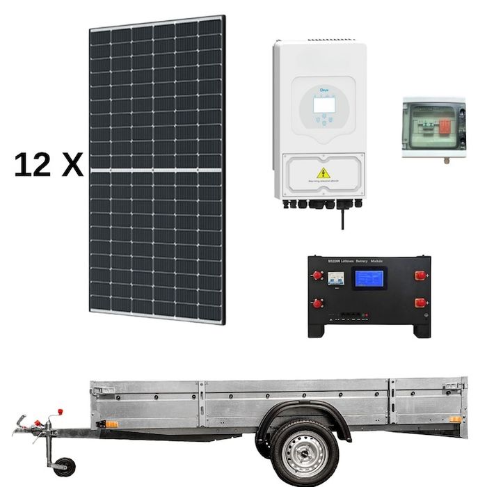 Kit fotovoltaic 6kwh mobil