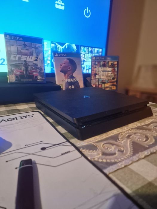 ps4 slim 512 gb 2 manete