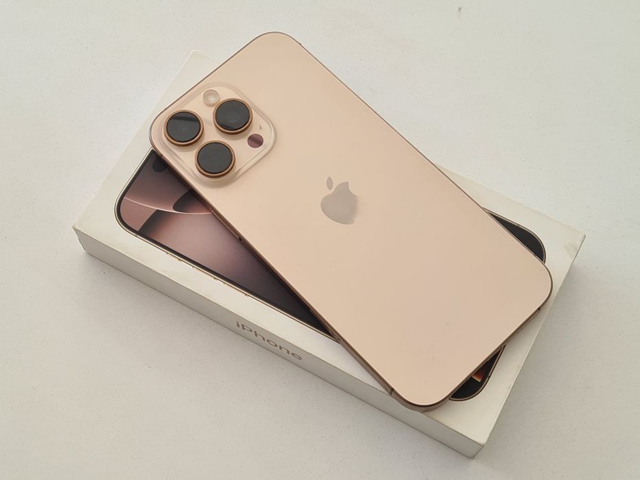 Iphone 16 pro max 256gb 100% neverlocked desert impecabil